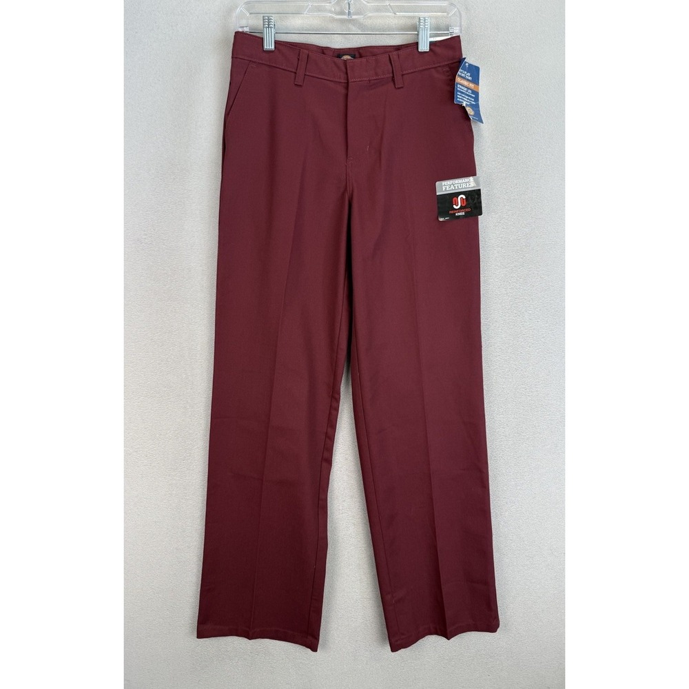 Dickies Pants Boy's 14 Classic Fit Performance Straight Leg Adjustable Waist NWT